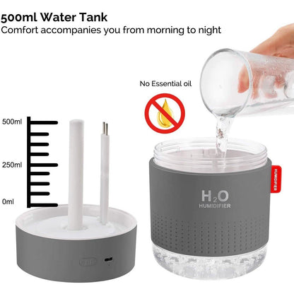 500ml Cool Mist Portable Mini Humidifier