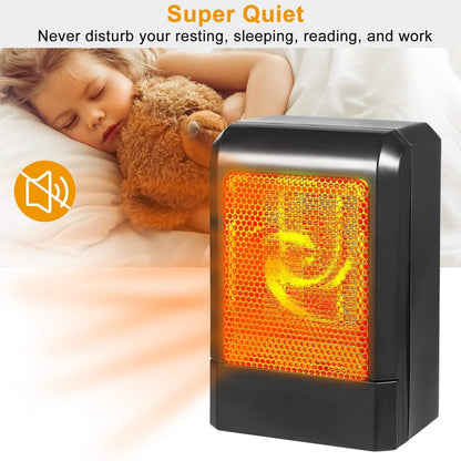 500W Ceramic Portable Electric Heater