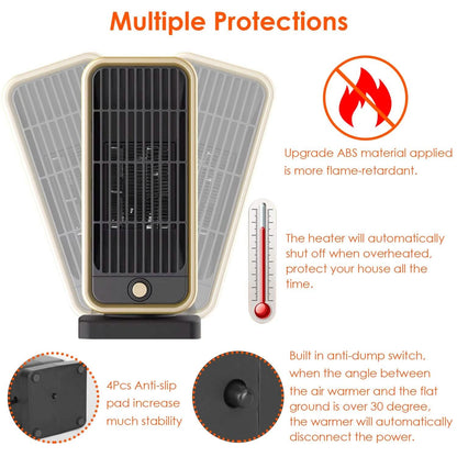 500W Portable Electric Heater