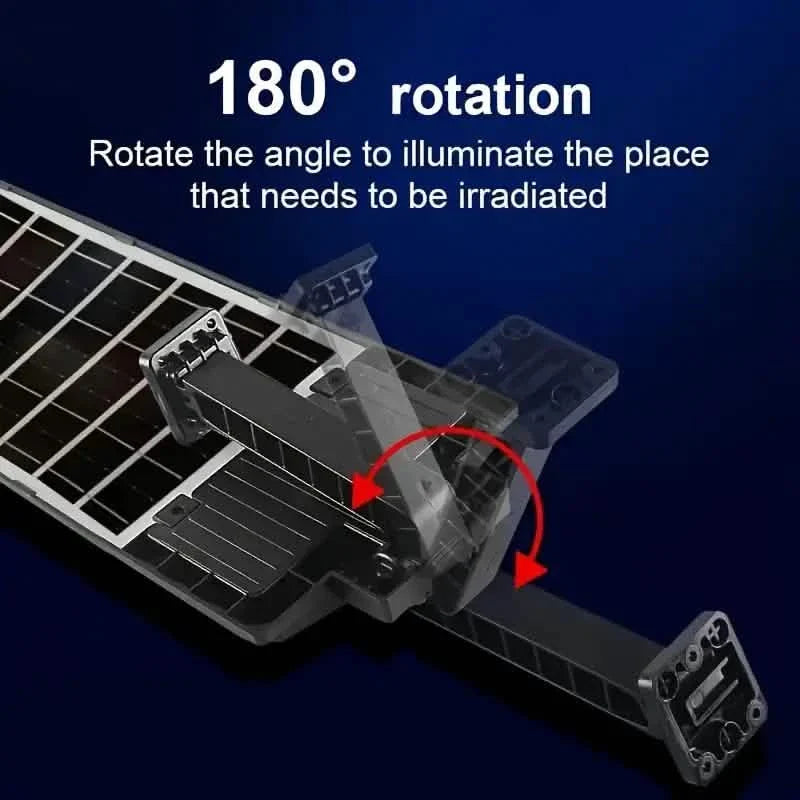 504-LED Ultra-Bright 6500K Solar Motion Sensor Street Light with Remote Control