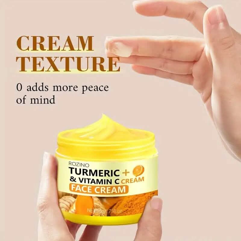 50g/1.75 Oz Turmeric + Vitamin C Face Cream with Hyaluronic Acid