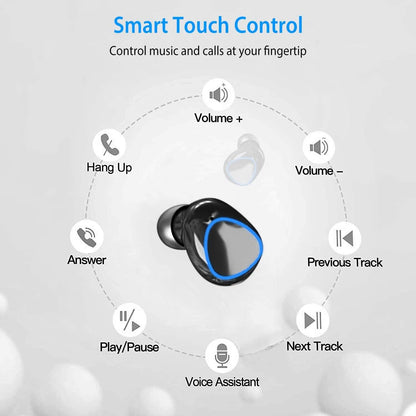 5.1 TWS Wireless Earbuds Touch Control Headphone