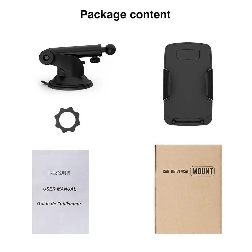 Car Phone Mount, VUP Windshield Phone Holder Car Mount
