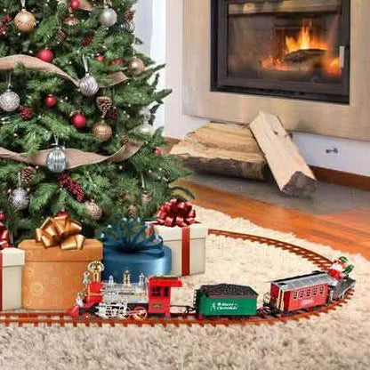 52-Piece Set: Santa's Choo Choo Electric Train with Working Light and Sound