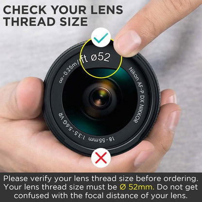 52MM 0.43x Altura Photo Professional HD Wide Angle Lens (w/Macro Portion) for Nikon  (Refurbished)
