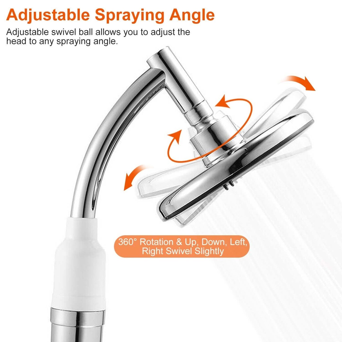 5.5-Inch High Pressure Shower Head