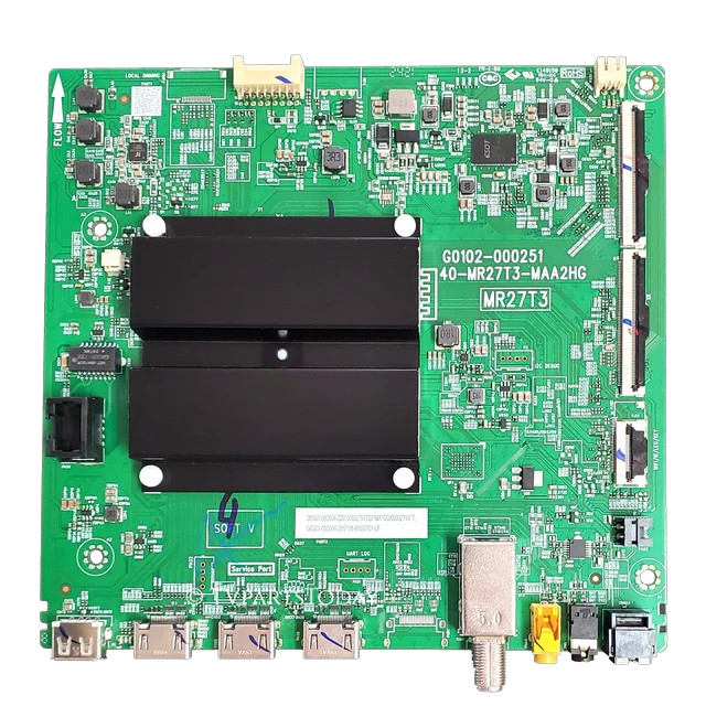 G0301-000504 TCL Main Board, G0301-000504-Z00, G0102-000251, 40-MR27T3-MAA2HG, 55F35