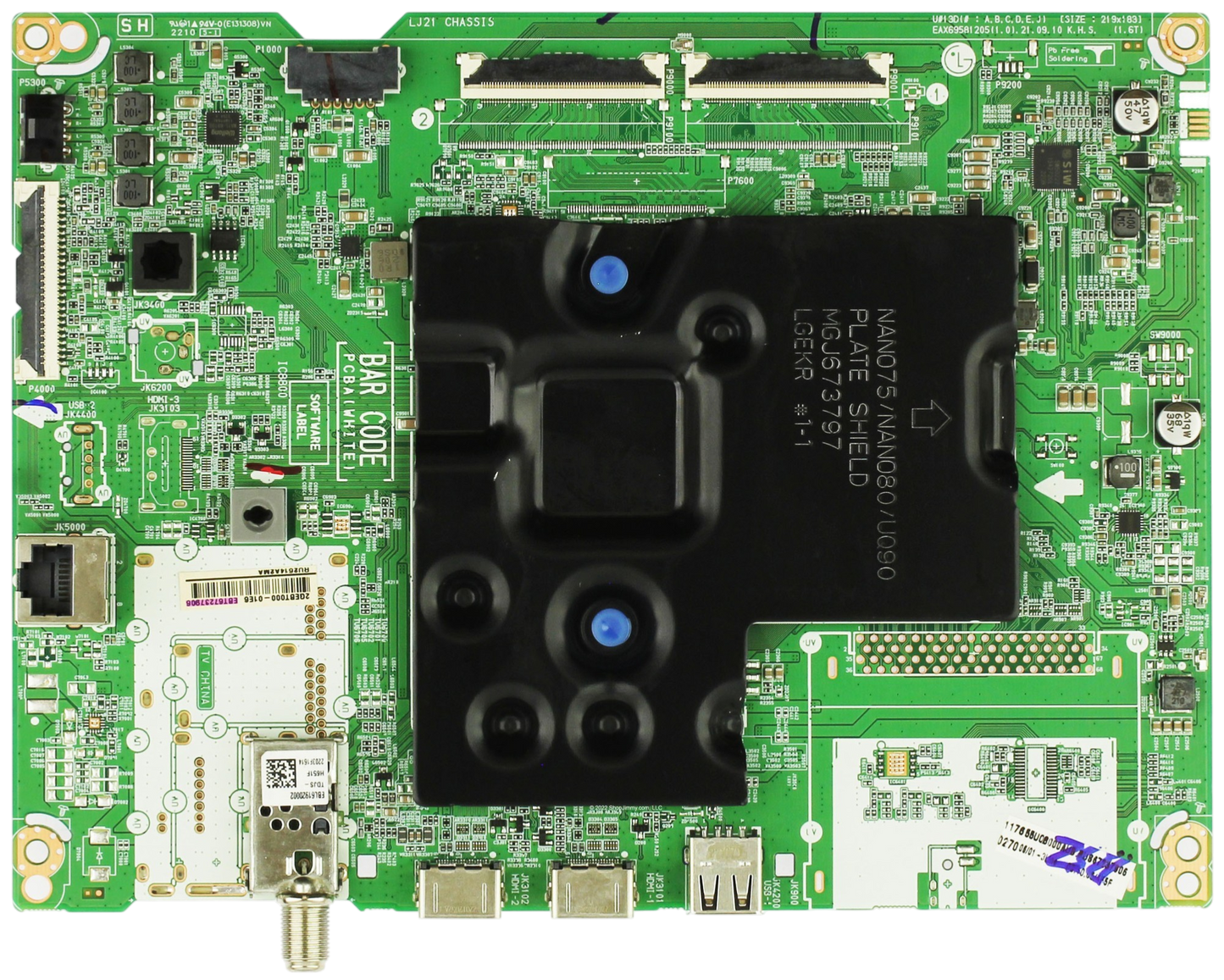 EBT67237906 LG Main Board, EAX69581205(1.0), 55UQ8000AUB