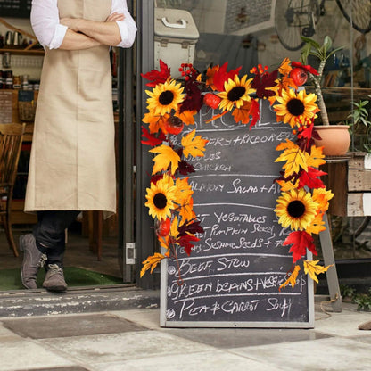 5.6ft Artificial Maple Leaf Garland Hanging Plant Vine