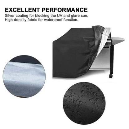 57" Black Barbecue Gas Grill Waterproof Cover