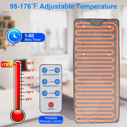 5.9 X 2.6 Ft. Infrared Sauna Blanket