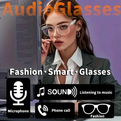 2025 Wireless Smart Glasses – Auto-Dimming, Touch Control, Hands-Free Audio