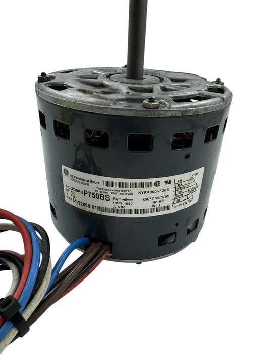 GE Motors 5KCP39KGP750BS Blower Motor 1/2HP 1050RPM 115V 51-22858-01 (Refurbed)