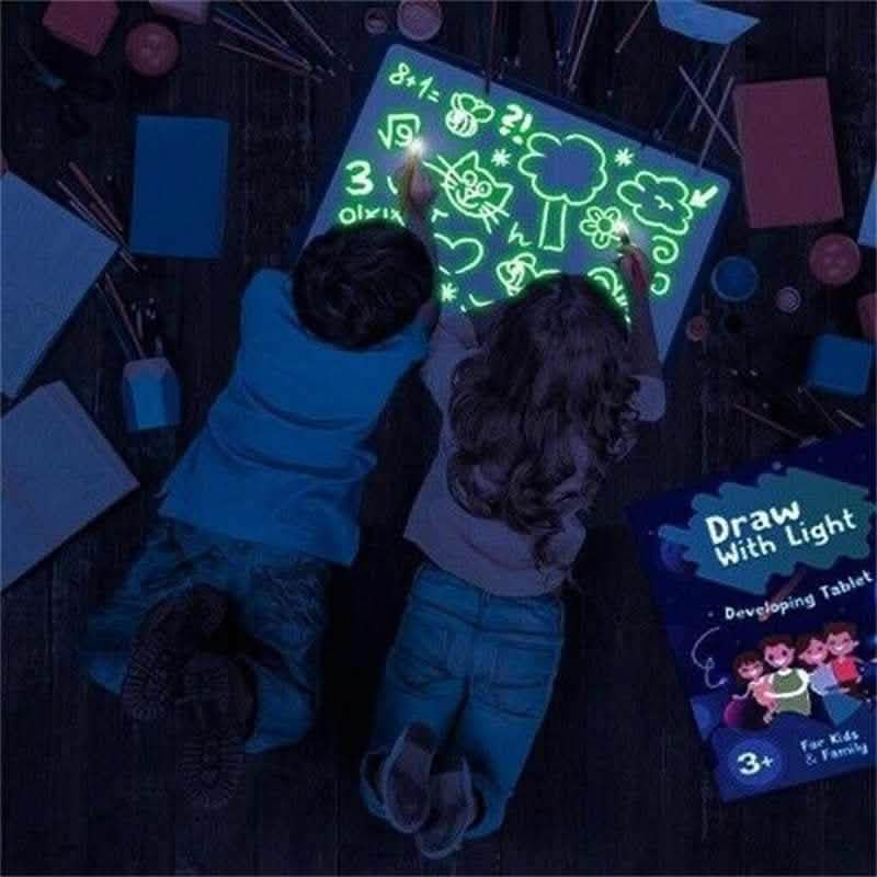 Draw With Light Kids' Learning Tablet Magic Drawing Board