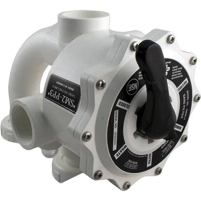 Multiport Valve, Praher SM2-PP3, 2 inch, with PacFab Plumbing