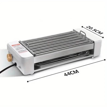 4-in-1 Multifunctional Sausage Grill – Non-Stick, Adjustable Temp, Removable Pan, Kitchen & Dorm Use