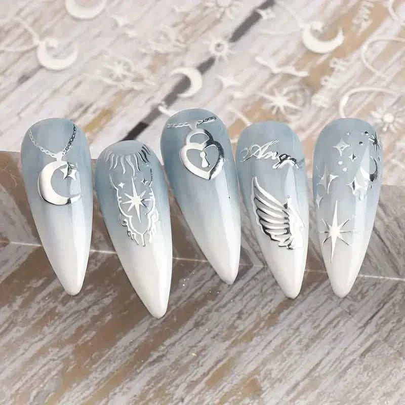 5D Embossed Three-dimensional Nail Stickers