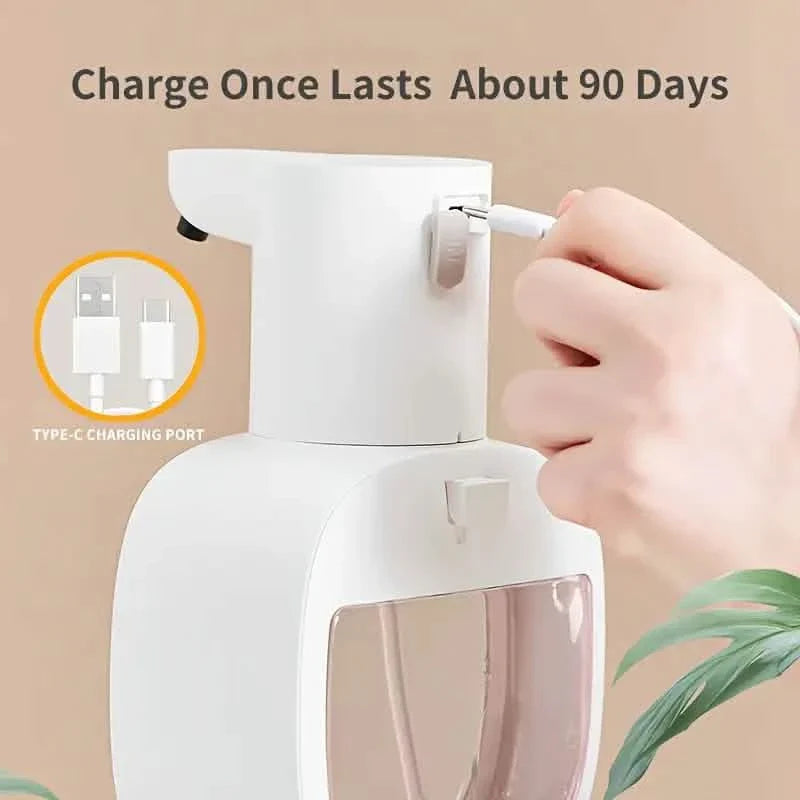 Automatic Foam Soap Dispenser – Touchless, USB Rechargeable, Adjustable Volume