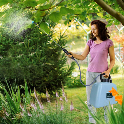 5L/1/3 Gallon Electric Plant Sprayer Telescopic Rechargeable with 3 Spray Sprouts