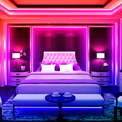5M LED Strip Light 5050 SMD RGB Waterproof Smart WIFI IR APP Controller