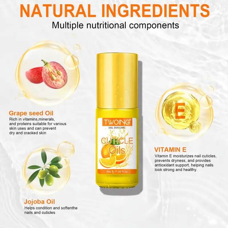 5ml/ 0.17oz Cuticle Oil Nail Natural Rose Nutrition Oil