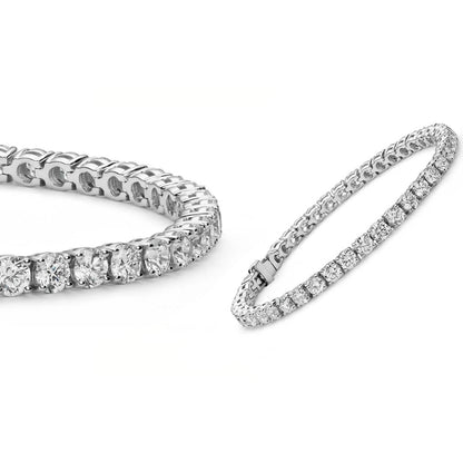 5MM Round Cubic Zirconia Tennis Bracelet