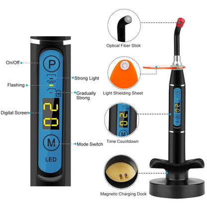 5W Cordless Dental LED Curing Light