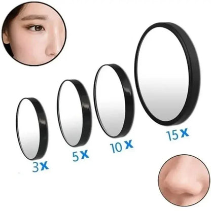 5X/10X/15X Magnifying Mirror with Suction Cups