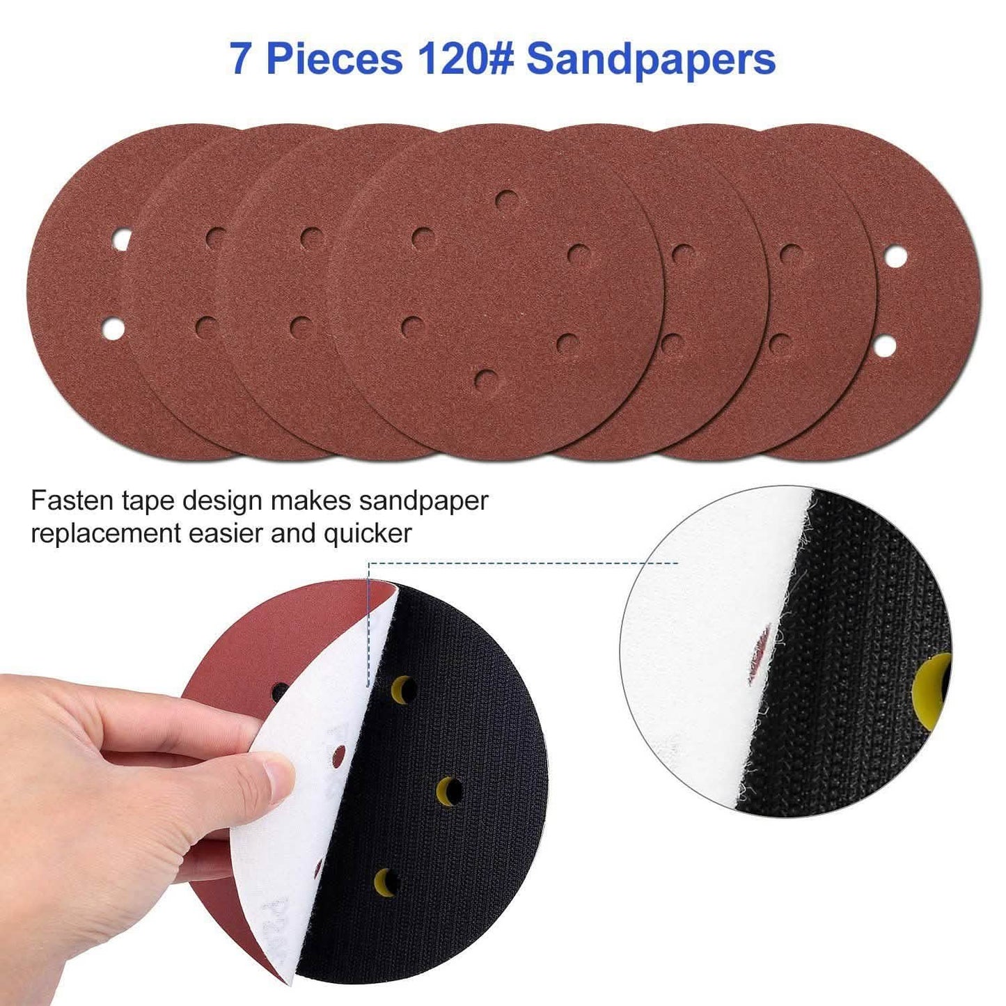 6" Air Random Orbital Sander Pneumatic