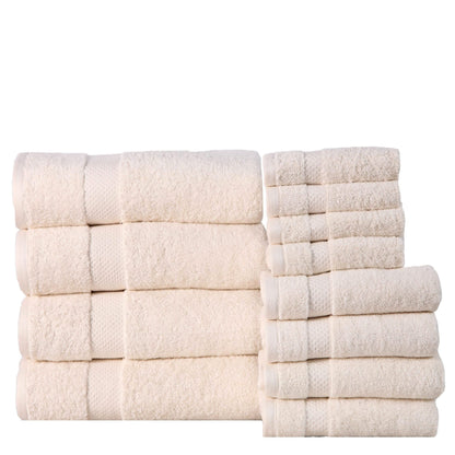 6-Pack: 100% Cotton Towel Set - Assorted Colors