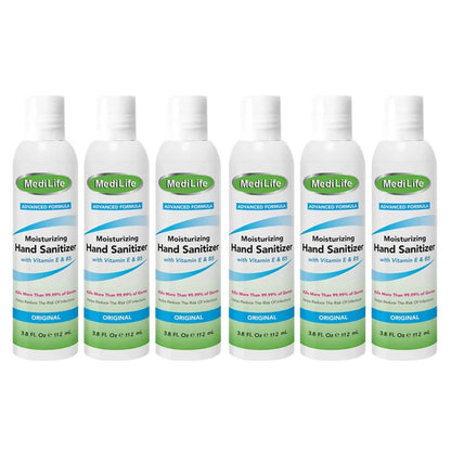 6-Pack: 3.8 Oz Anti Bacterial Hand Cleaner And Sanitizer