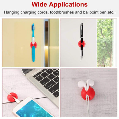 6-Pack: Cable Clips Adhesive Wire Cord Clamps