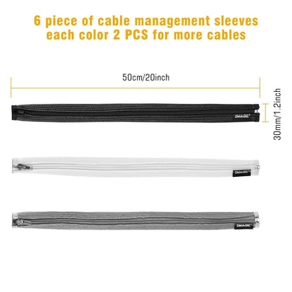 6-Pack: Cable Sleeve Wrap Cover