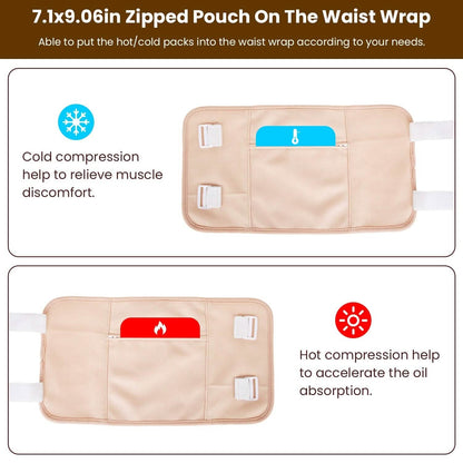 6-Pack: Castor Oil Wrap Set
