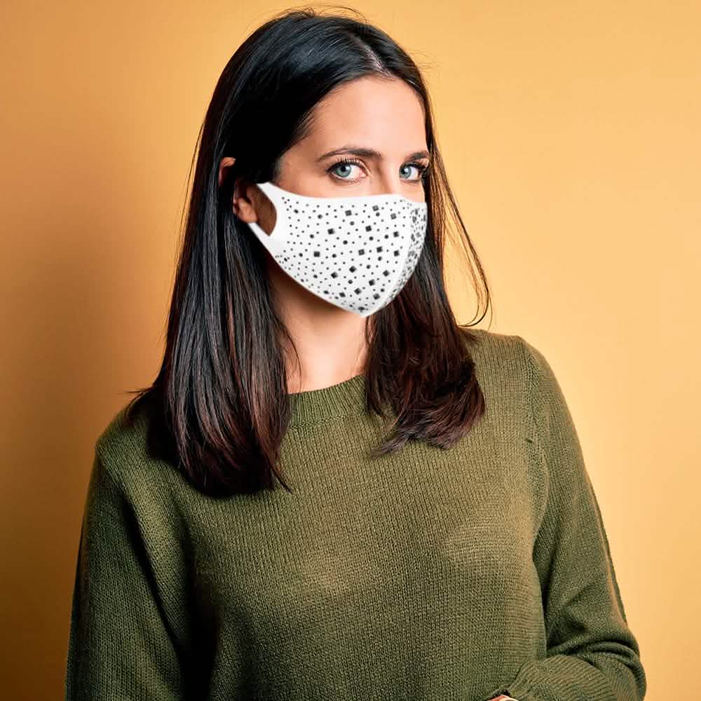 6-Pack: Celebrity Bling Holiday Rhinestone Washable Face Mask