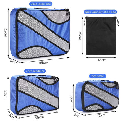 6-Pack: Fitnate Compression Packing Cubes