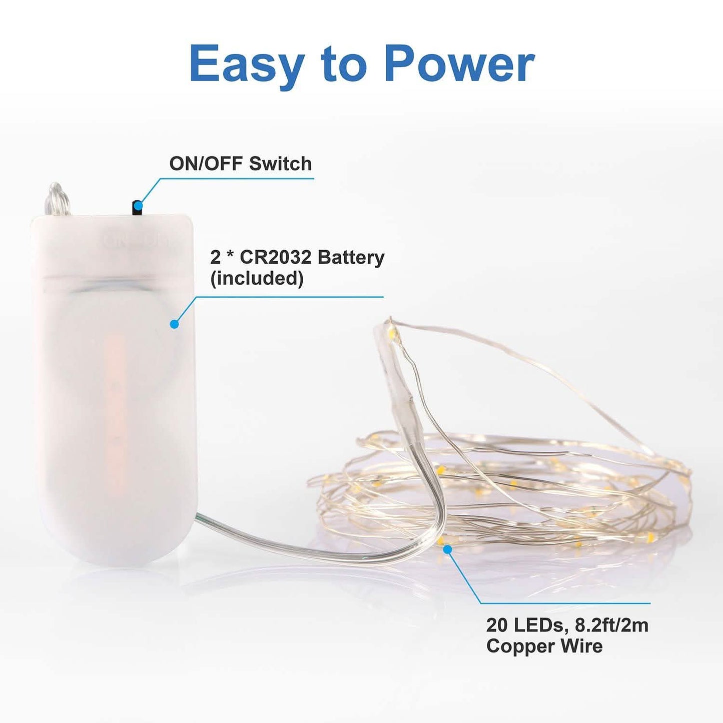 6-Pack: LED String Lights