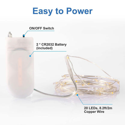 6-Pack: LED String Lights