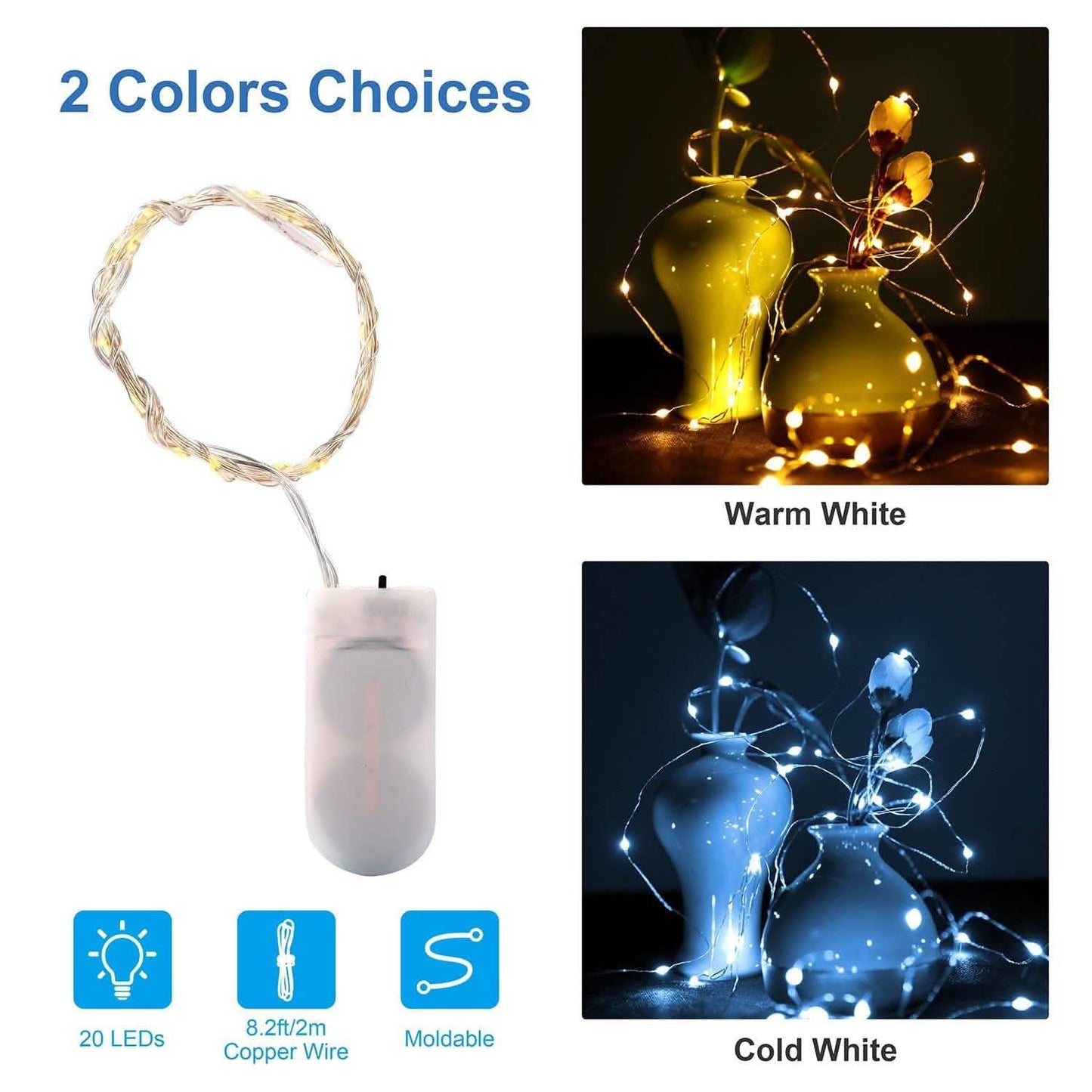 6-Pack: LED String Lights
