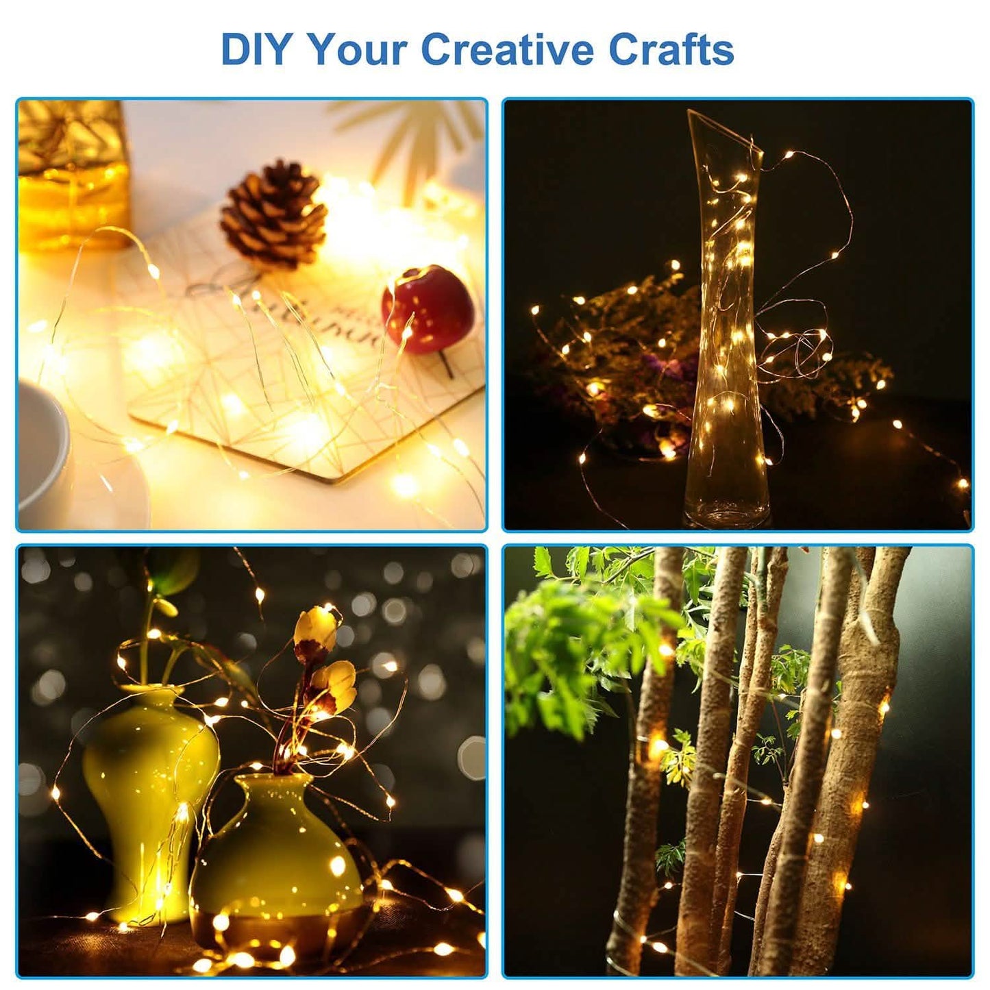 6-Pack: LED String Lights