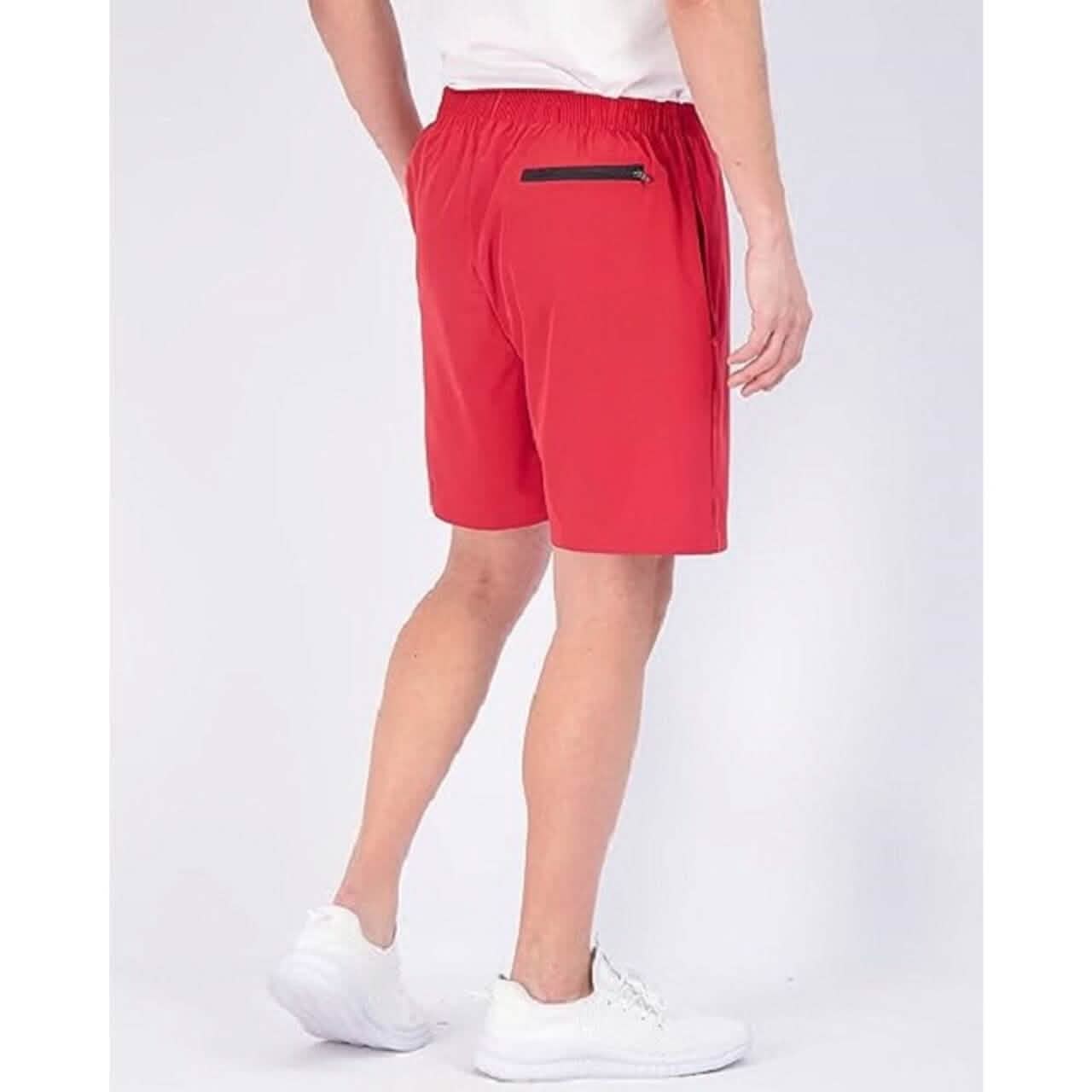 6-Pack: Men’s Active Woven Shorts with Zipper Pocket