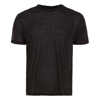 6-Pack: Men's Tagless Black Short Sleeve Shirt