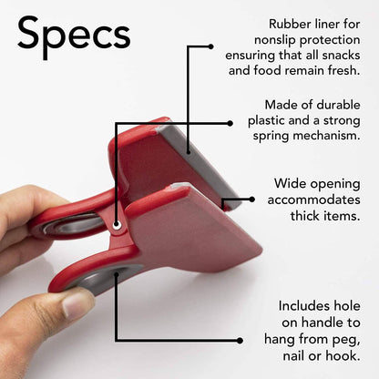 6-Pack: Multi Purpose Large Bag Clips