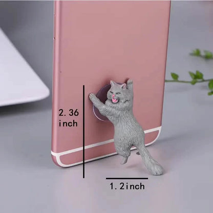 6-Pack: Portable Universal Cute Cat Cell Phone Holder
