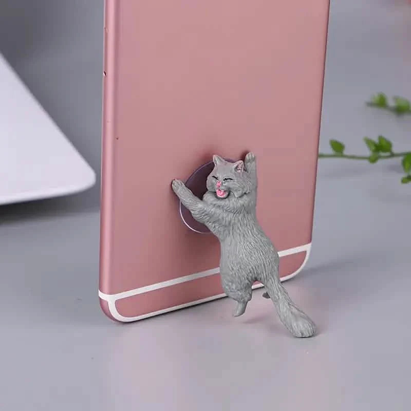 6-Pack: Portable Universal Cute Cat Cell Phone Holder