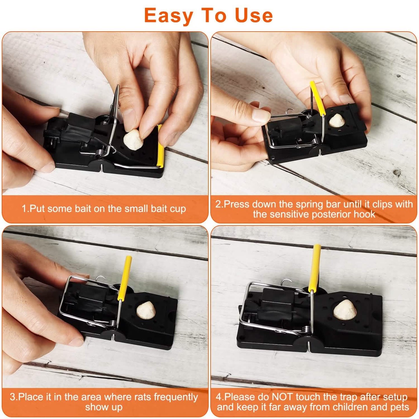 6-Pack: Reusable Mouse Traps