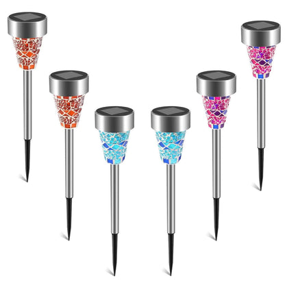 6-Pack: Solar Garden Lights IP44 Water Resistant