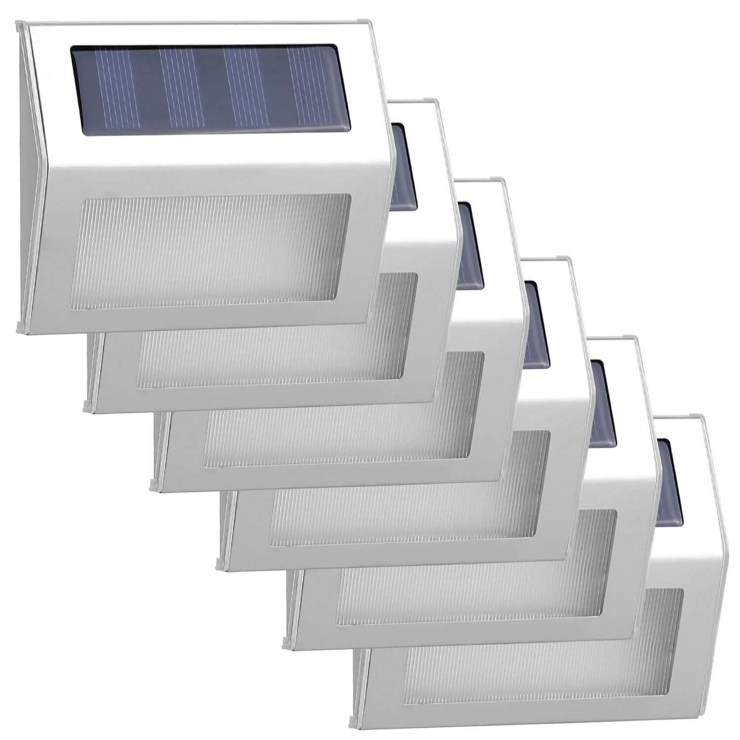 6-Pack: Solar Step Lights