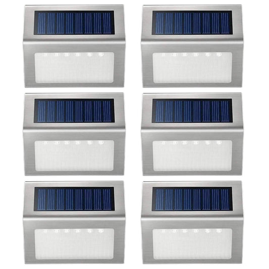 6-Pack: Solar Step Lights