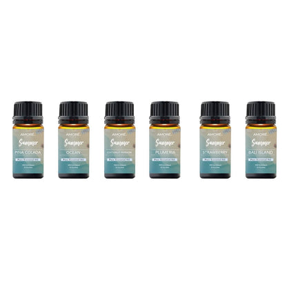 6-Pack: Summer Vibe Fresh Scented Aromatherapy Essential Oil For Diffusers Humidifiers